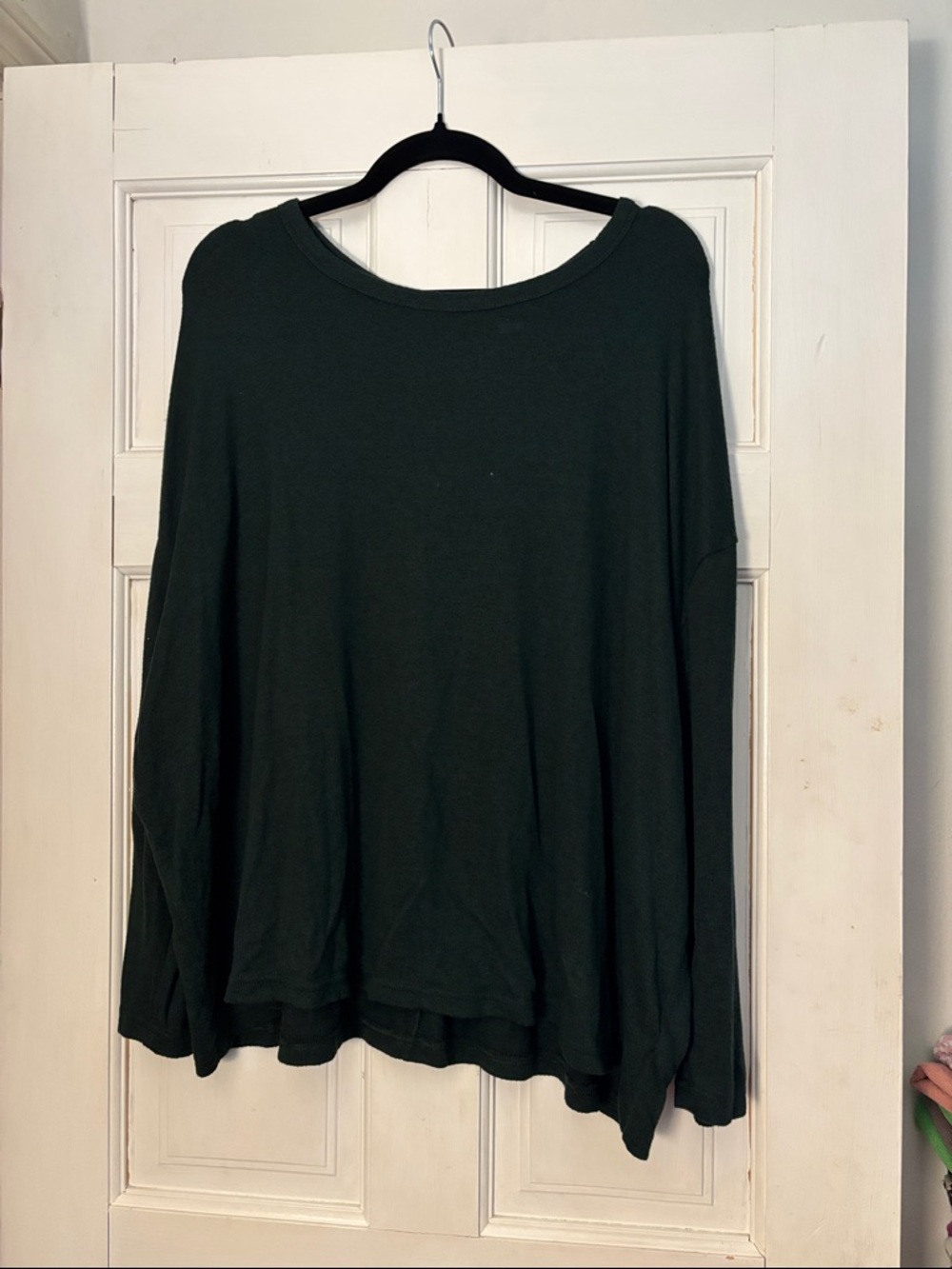 Old Navy Forest Green Long Sleeve Relaxed Knit Pullover